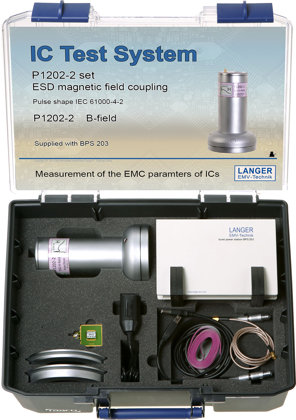 P1202-2 set, ESD Magnetic Field Coupling